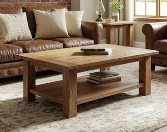 Rustic Coffee Table for Living Room Reclaimed Wood Coffee Table Wooden Side Table Live Edge Coffee Table Furniture Wabi Sabi Table End Table