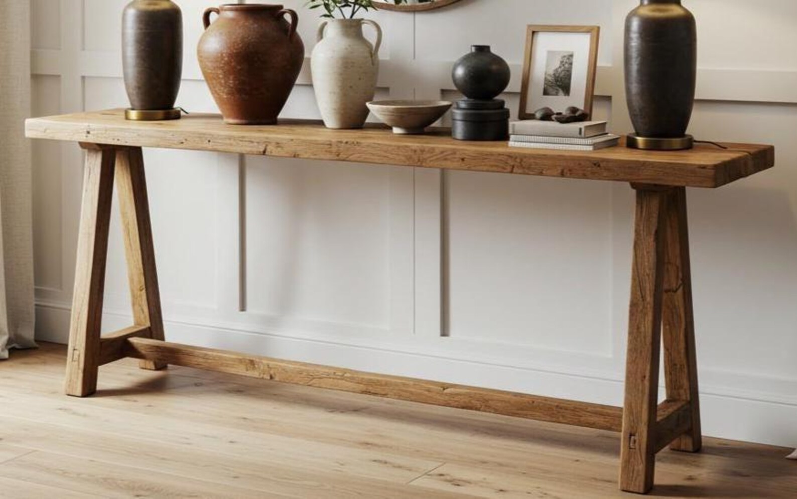 Console Table Reclaimed Wood Rustic Console Table for Entry Way Table ... - Reclaimed Wood Rustic Console Sofa