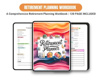 Essential Retirement Planner | Digital Download PDF for Financial Independence, Savings Goals & Investment Tracking