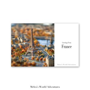 Carte postale numérique France Voyages du monde Europe Photographie de voyage Salutations de paysage urbain Carte postale téléchargeable-cadeau Conception assistée par IA-06