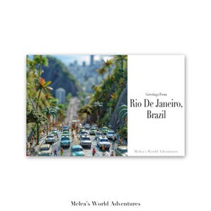 Rio de Janeiro Digital Brasil Cartão Postal América do Sul Mundo Viagem Fotografia Saudações Da Paisagem Urbana Design Assistido por IA para Download-01