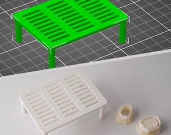 Cornstarch Tapper STL File l Polymer clay essential l Save time and money