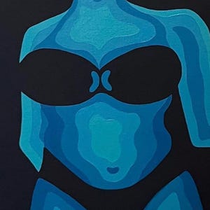 Lady in Blue