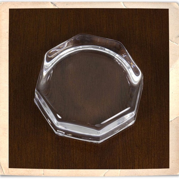 Octagon Paperweight Frame | Glass Paperweights Designed to Display Images, Artwork, Crafts