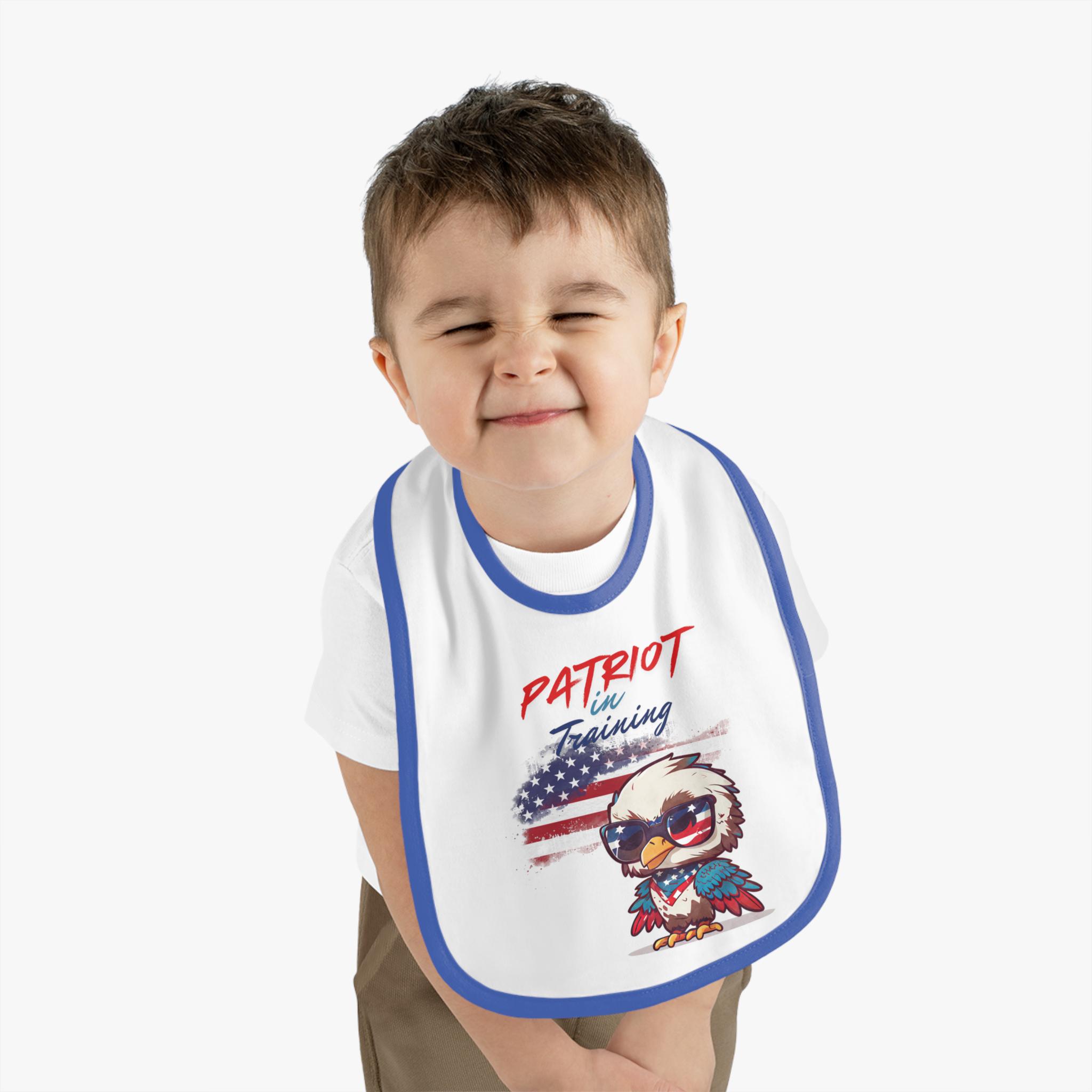Adorable Patriot Bib for Babies, Perfect for 4th of July Celebrations, Baby Shower Gift, Cute Infant Accessories, USA Pride Baby Gear, [...]