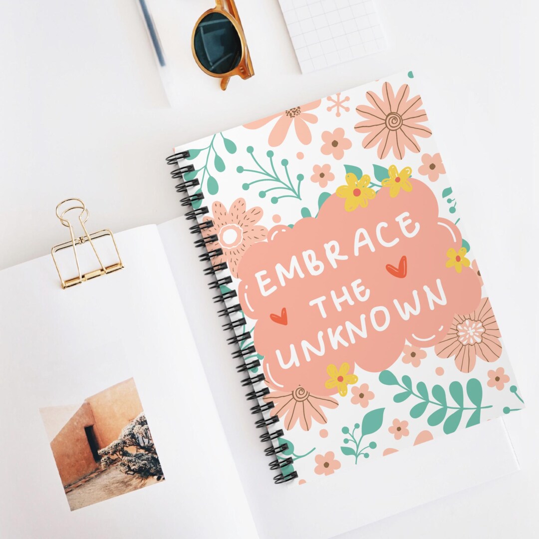 Notebook Embrace Floral Spiral Notebook –