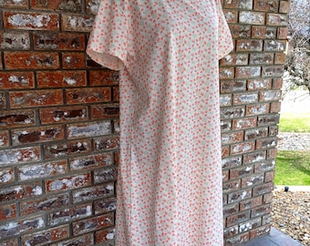 Short sleeves cotton jersey Tshirt nightgown, relaxed comfy fit.