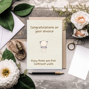 Funny Divorce Card For Her