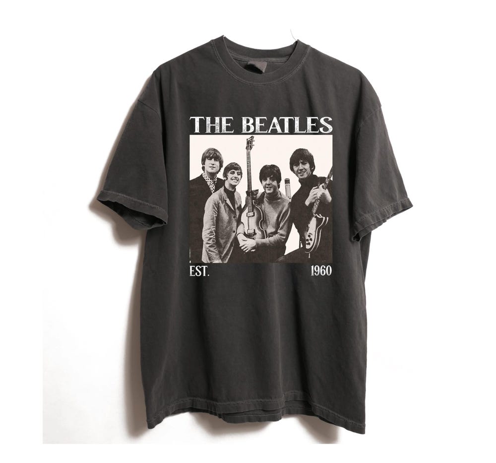 Vintage The Beatles Shirt, Vintage Shirt, Retro Shirt, The Beatles Fan Shirt, Comfort Colors Shirt, Rock Band Shirt, Gift For Him