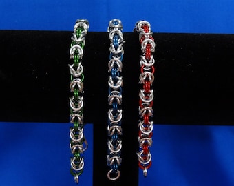 Pulsera de cadena bizantina