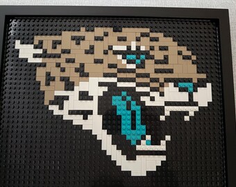 Jacksonville Jaguars Brick Wall Art Framed