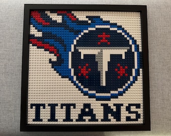 Tennessee Titans Brick Wall Art Framed