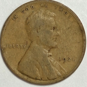 1926 Lincoln Wheat Cent - Philadelphia Mint