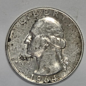 1964 Washington Quarter - Philadelphia Mint - 90% Silver