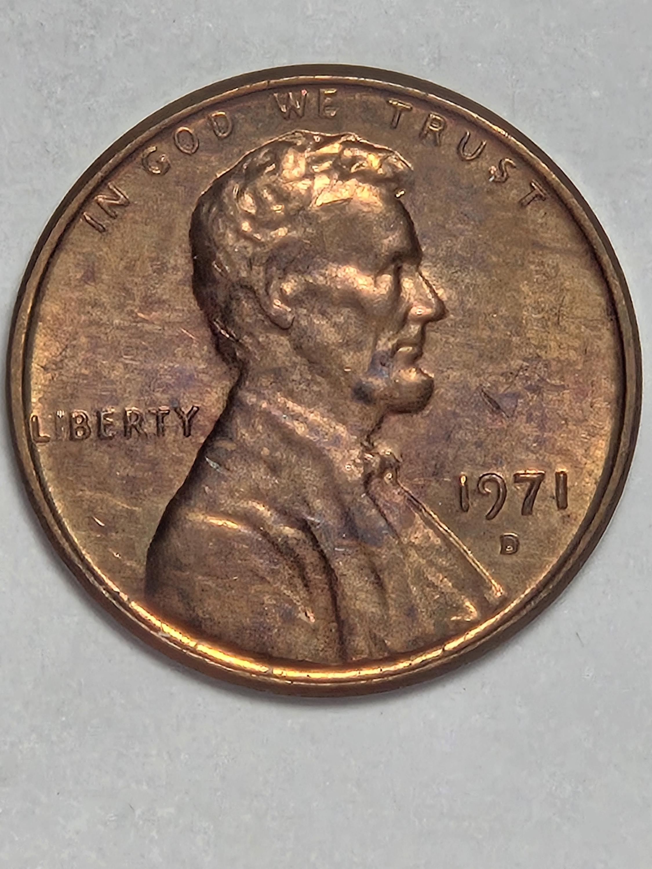 1971 Lincoln Memorial Cent - Denver Mint