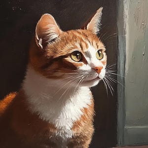 Hand Painted Custom Pet Portrait | Personalized Oil Painting on Canvas