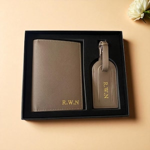 Personalized Travel Gift | Custom Passport Wallet | Travel Accessories | Travel Gift for Her | Groomsmen Proposal | Wedding Gift