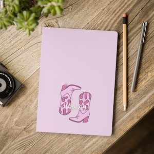 Cowgirl Vibes Softcover Journal | Cute Journaling Notebook, Gift for Rodeo Lovers, Graduation Gift, Travel Planner, Cowgirl Accessories
