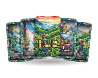 El Tarot de Adivinación de Darjeeling - 22 Arcanos Mayores - Un viaje espiritual único - Generando sabiduría y conocimiento desde las serenas colinas de Darjeel