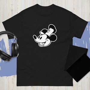 Steamboat Willie Face T-Shirt - Theme Park Vibe