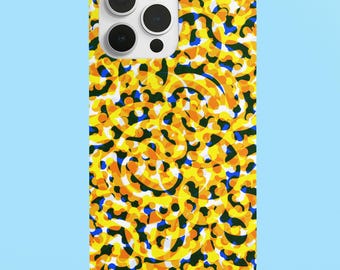 Vibrant Phone Case - Bold Pattern, Tough Protection, Colorful Design, Unique Gift for Tech Lovers, Durable Cover, Fun Accessory