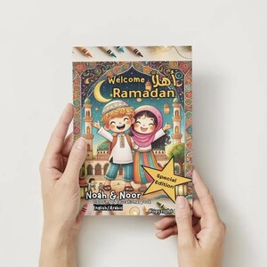 Ramadan Coloring Activity eBook for Kids | Educational Bilingual eBook in English and Arabic | Learn and Celebrate with Fun