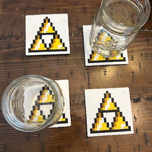 Zelda Triforce Coasters set of 4