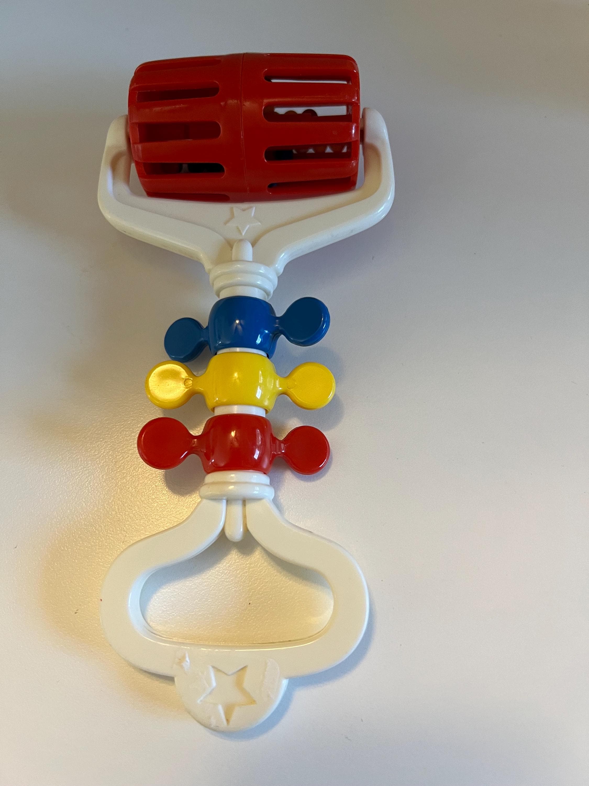 ヴィンテージのベビーラトル。原色。回転、振る、ガラガラ - Etsy 日本
