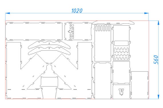 Portable Rocket Stove DXF File: CNC Laser Cut Metal Design