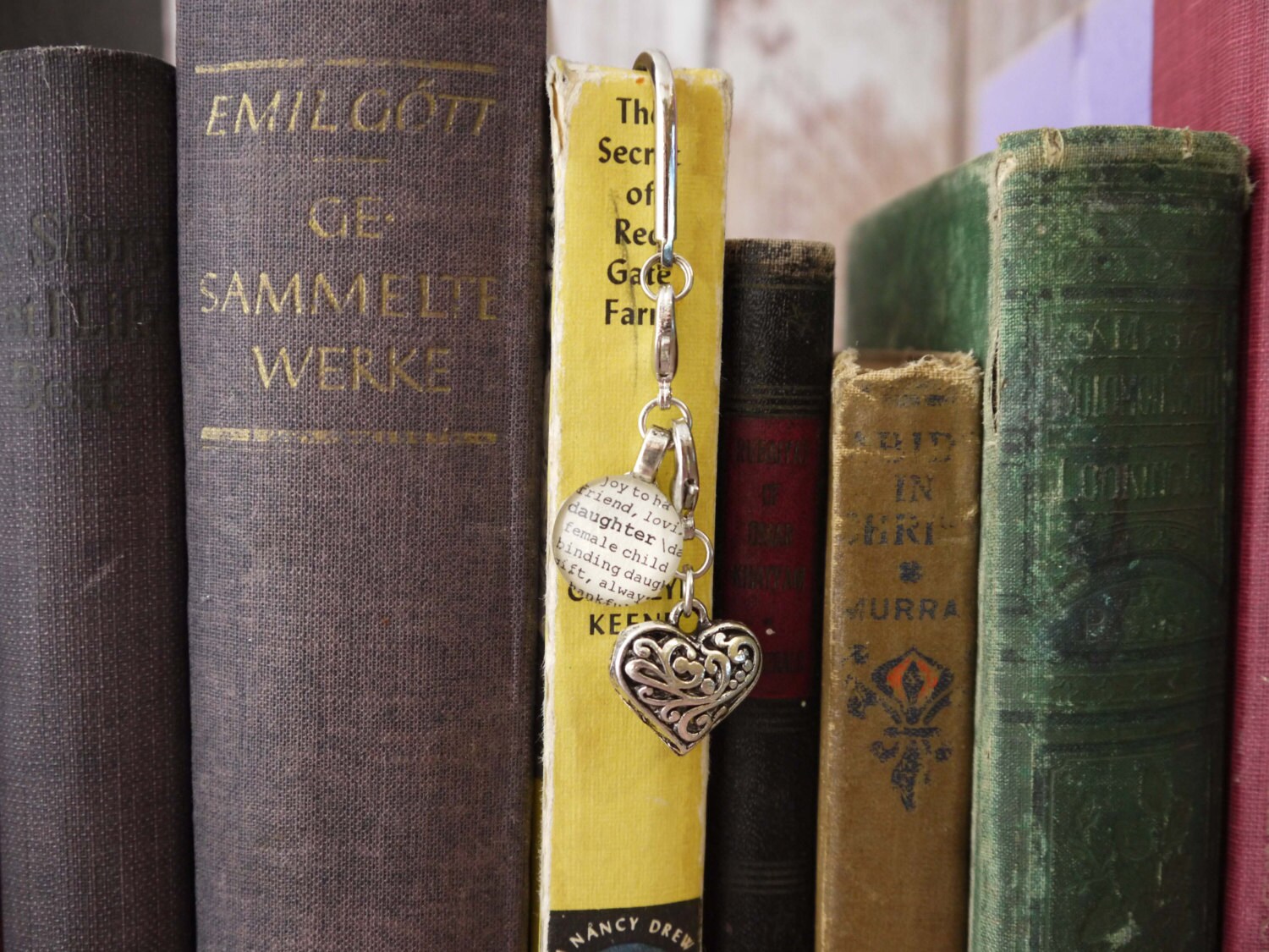 Choir Charm Dictionary Word Clip on Charm Antique Vintage Look Etsy