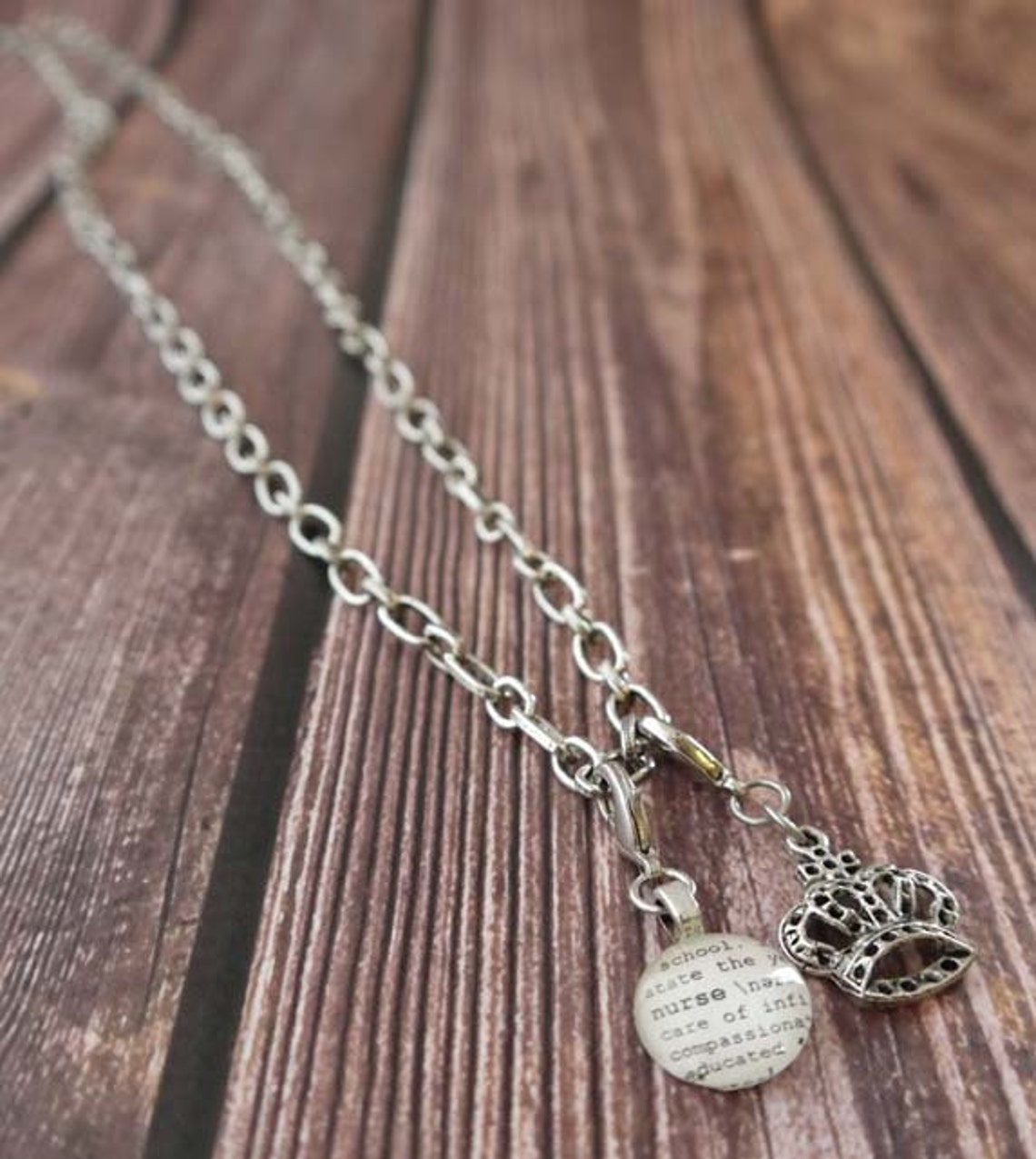 Choir Charm Dictionary Word Clipon Charm Antique Vintage Look Etsy