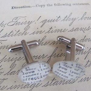 Awesome Dad Cuff Links Dictionary Cuff Links for Father's Day, Husband, Anniversary, Christmas by Kristin Victoria Designs image 3