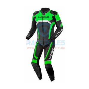 New RaceRules Racing Motorcycle Leather Suit for Men, Women & Kids – Moto Biker Motorbike Jacket Pant