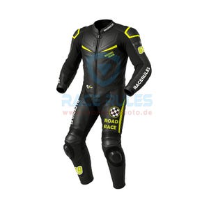 Custom Racing Suit Black & Yellow | Motorsport Apparel | Racerules #69 | Gift for Racers