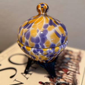 Vintage Glass trinket dish