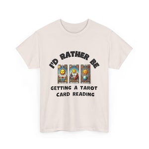 Camiseta mística de lector de cartas del tarot, camiseta de adivino, camiseta de intuición psíquica, camiseta de magia espiritual, ropa de destino oculto