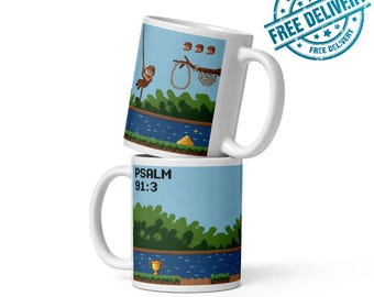 Retro Game Fun Mug Psalm 91