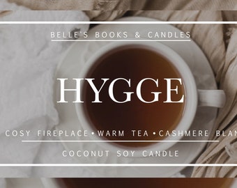 PRE-ORDER: Hygge Coconut Soy Candle | Cosy Candle | Sweet Scent | Vegan