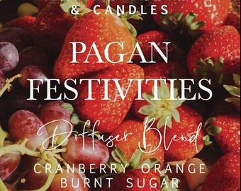Diffuser Blend Pagan Festivities Fragrance Oil | Mythology | Fruity Scent | Vegan