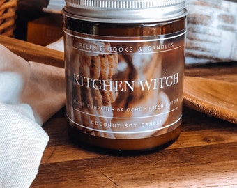 Kitchen Witch Coconut Soy Candle | Bakery Candle | Food Scent | Vegan