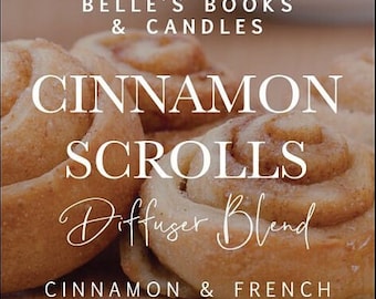 Diffuser Blend Cinnamon Scrolls Fragrance Oil | Dessert | Bakery Scent | Vegan