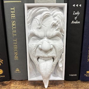 Regan Macneil Exorcist Decor Handmade Book Nook Bookend Gor Unique Shelving Great Gift For Horror Collectors