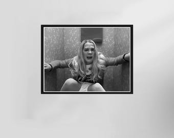 Funny Movie Poster, White Chicks Funny Bathroom Decor, Black and White, Toilet Print, Restroom Decor, DIgital Download, Toilet Humor