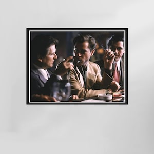 Goodfellas Movie Poster, Goodfellas Print, Black and White, Retro Poster, Digital Print, Wall Decor, Gift for fan, Digital Download