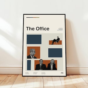 Poster di The Office / Poster del film / Arte moderna di metà secolo / Arte minimalista / Stampa vintage / Poster moderno retrò / Regalo per lui