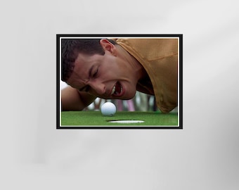 Happy Gilmore Poster, Happy Gilmore Print, Black and White, Retro Poster, Wall Decor, Gift for fan, Digital Download, Gift for him