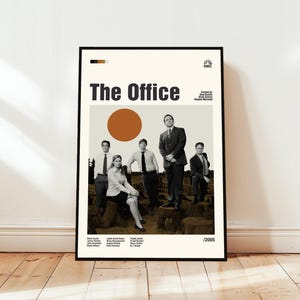 Poster di The Office / Poster del film / Arte moderna di metà secolo / Arte minimalista / Stampa vintage / Poster moderno retrò / Regalo per lui
