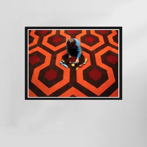 The Shining Movie Poster, The Shining Poster, The Overlook Hotel Poster, Movie Scenes Wall Art, Black and White, Printable Retro Wall Art