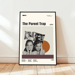 The Parent Trap Poster / Movie Poster / Midcentury Modern Art / Minimalist Art / Vintage Print /  Retro Modern Poster / Gift for him