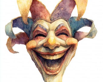 15 clipart di maschere horror di carnevale, maschere di Halloween, clipart ad acquerello stampabili, JPG di alta qualità, download digitale, diari, lavori di carta